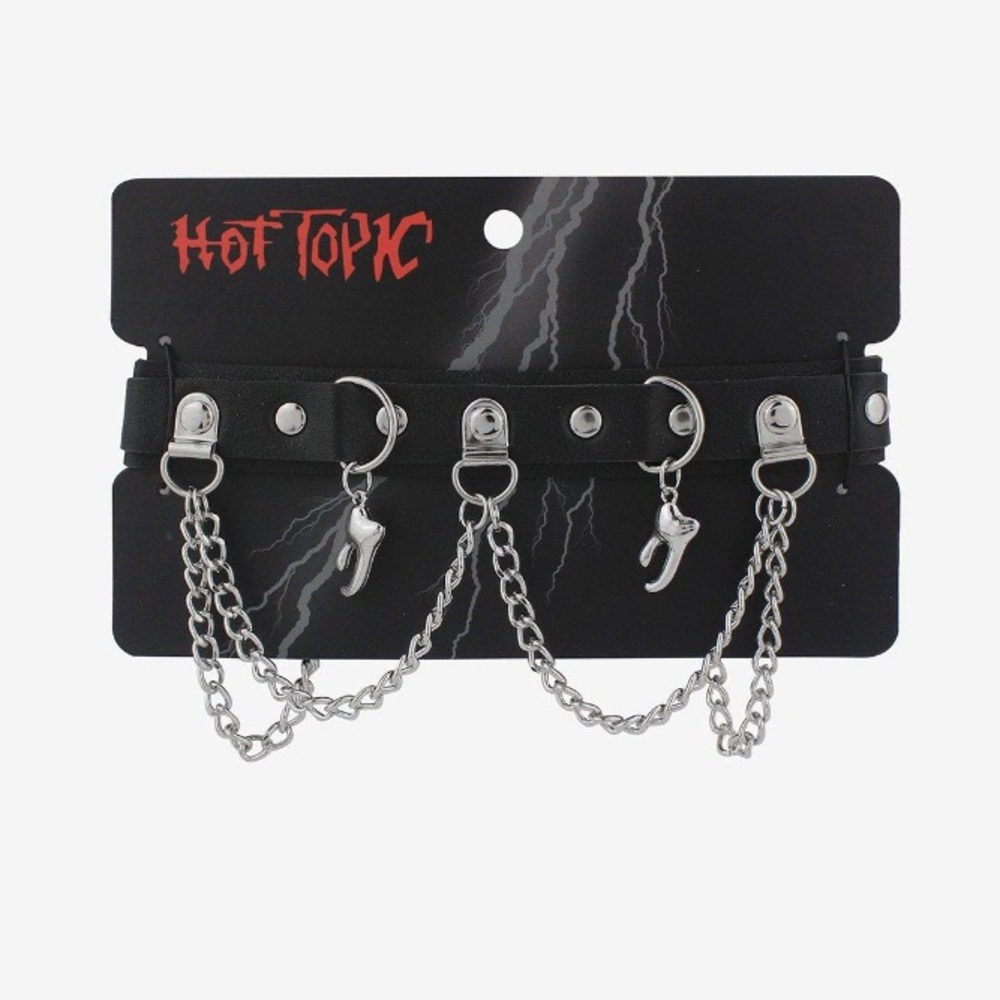 Tooth Chain Choker Hot Topic‎